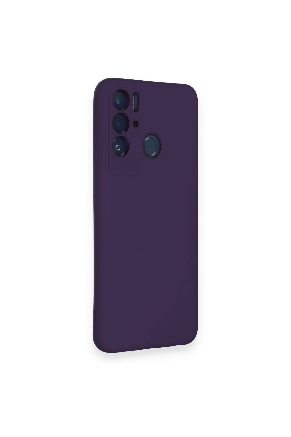 Newface Tecno Pova Neo Kılıf Nano içi Kadife Silikon - Mor