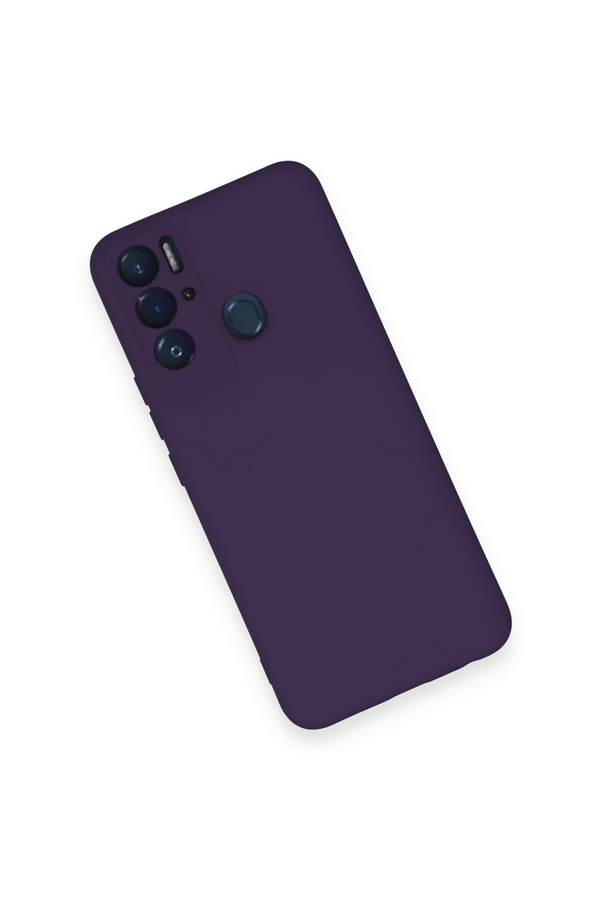 Newface Tecno Pova Neo Kılıf Nano içi Kadife Silikon - Mor