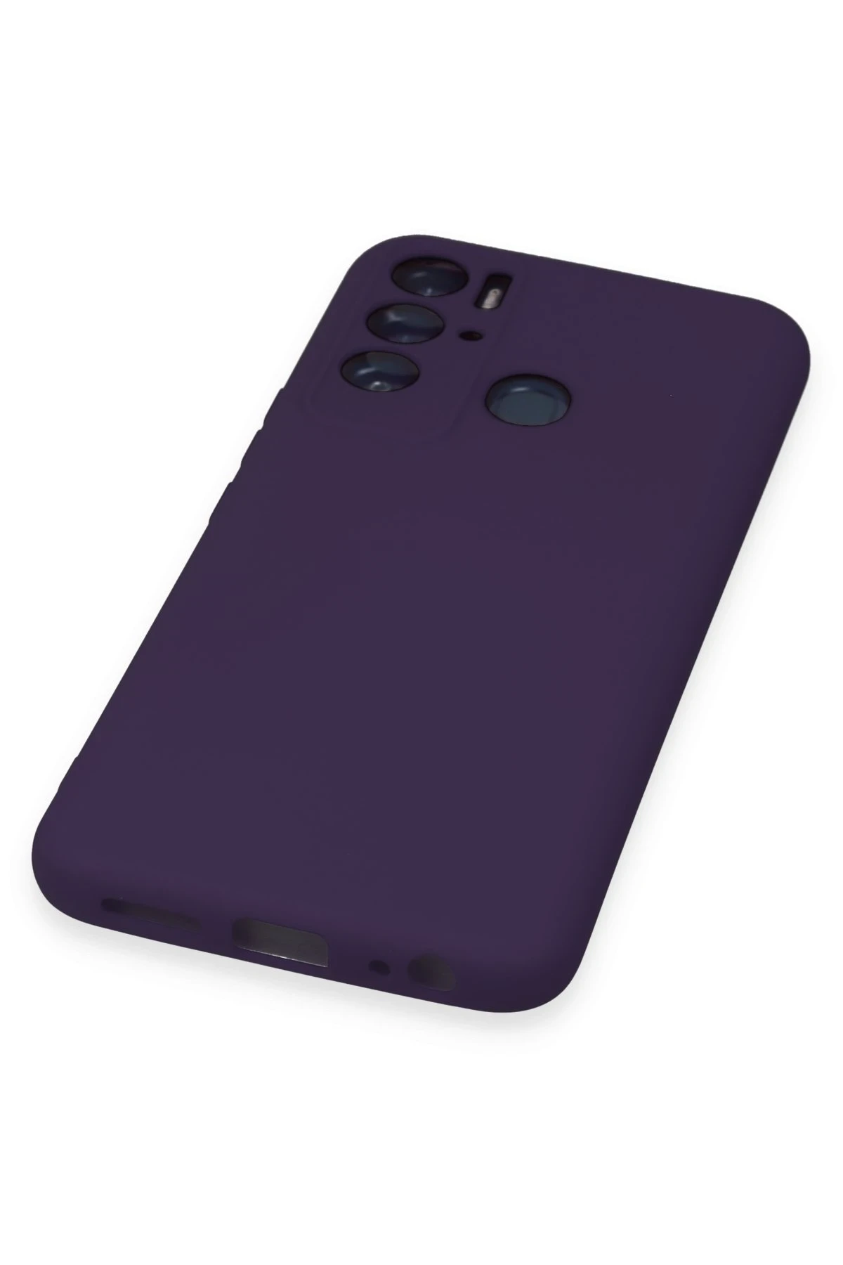 Newface Tecno Pova Neo Kılıf Nano içi Kadife Silikon - Mor
