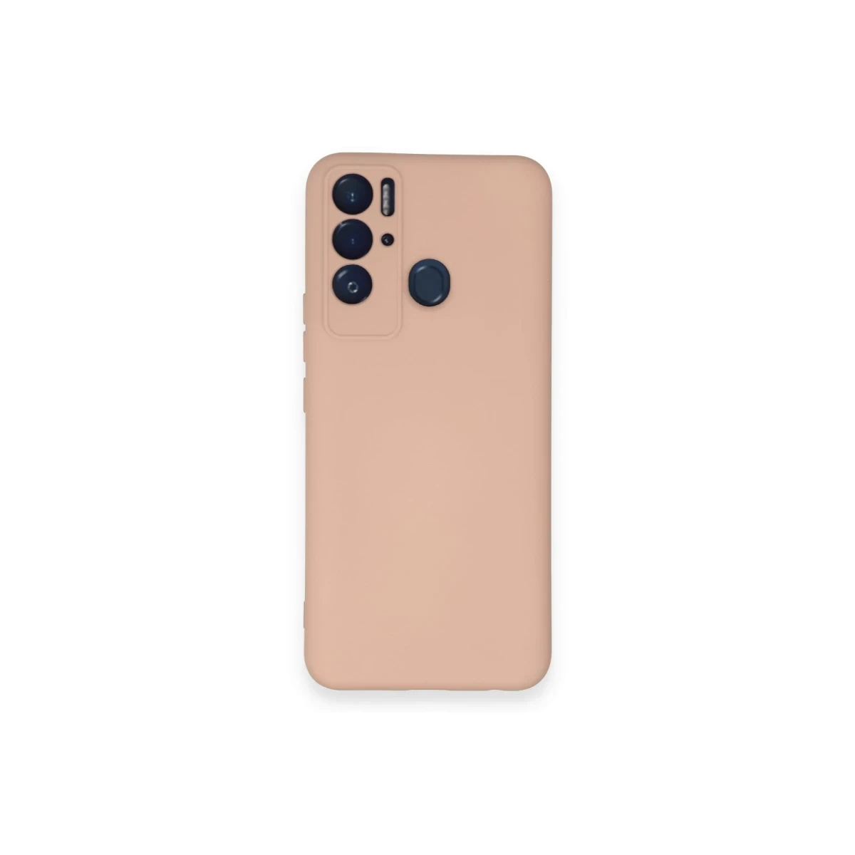 Newface Tecno Pova Neo Kılıf Nano içi Kadife Silikon - Pudra