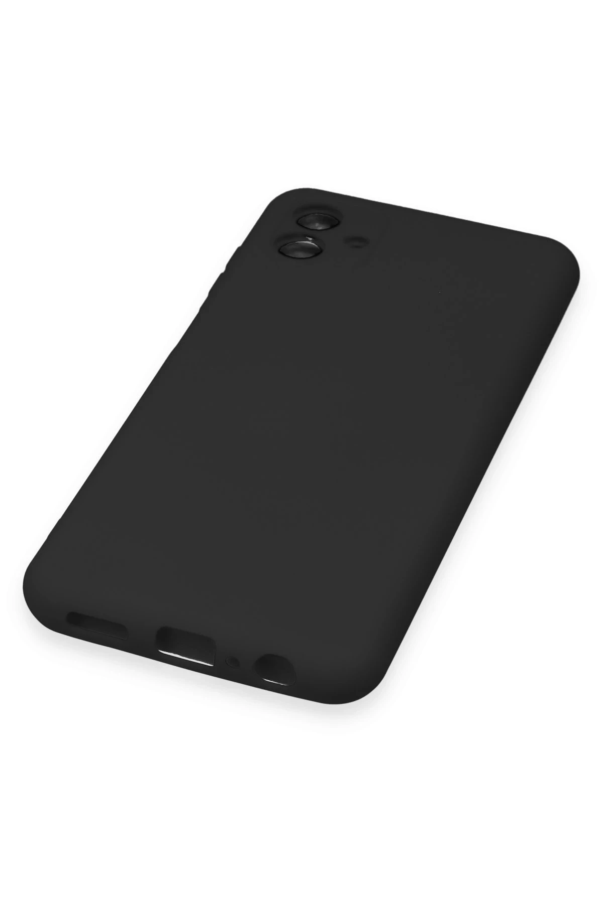 Newface Samsung Galaxy A04 Kılıf Nano içi Kadife Silikon - Siyah — görsel 5