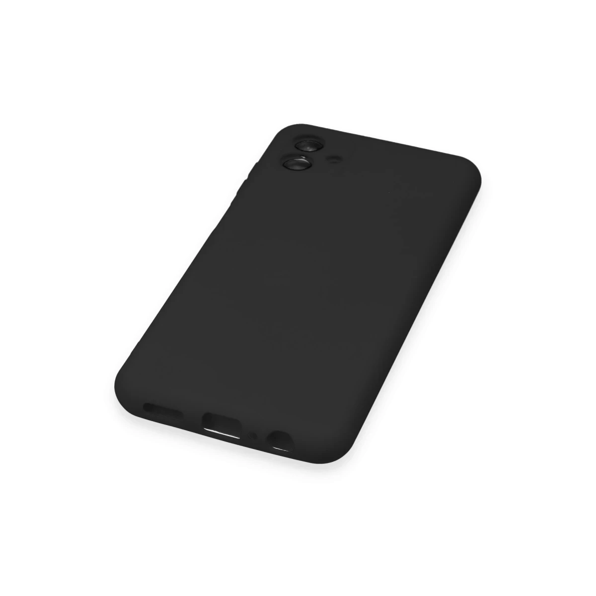 Newface Samsung Galaxy A04 Kılıf Nano içi Kadife Silikon - Siyah — görsel 10