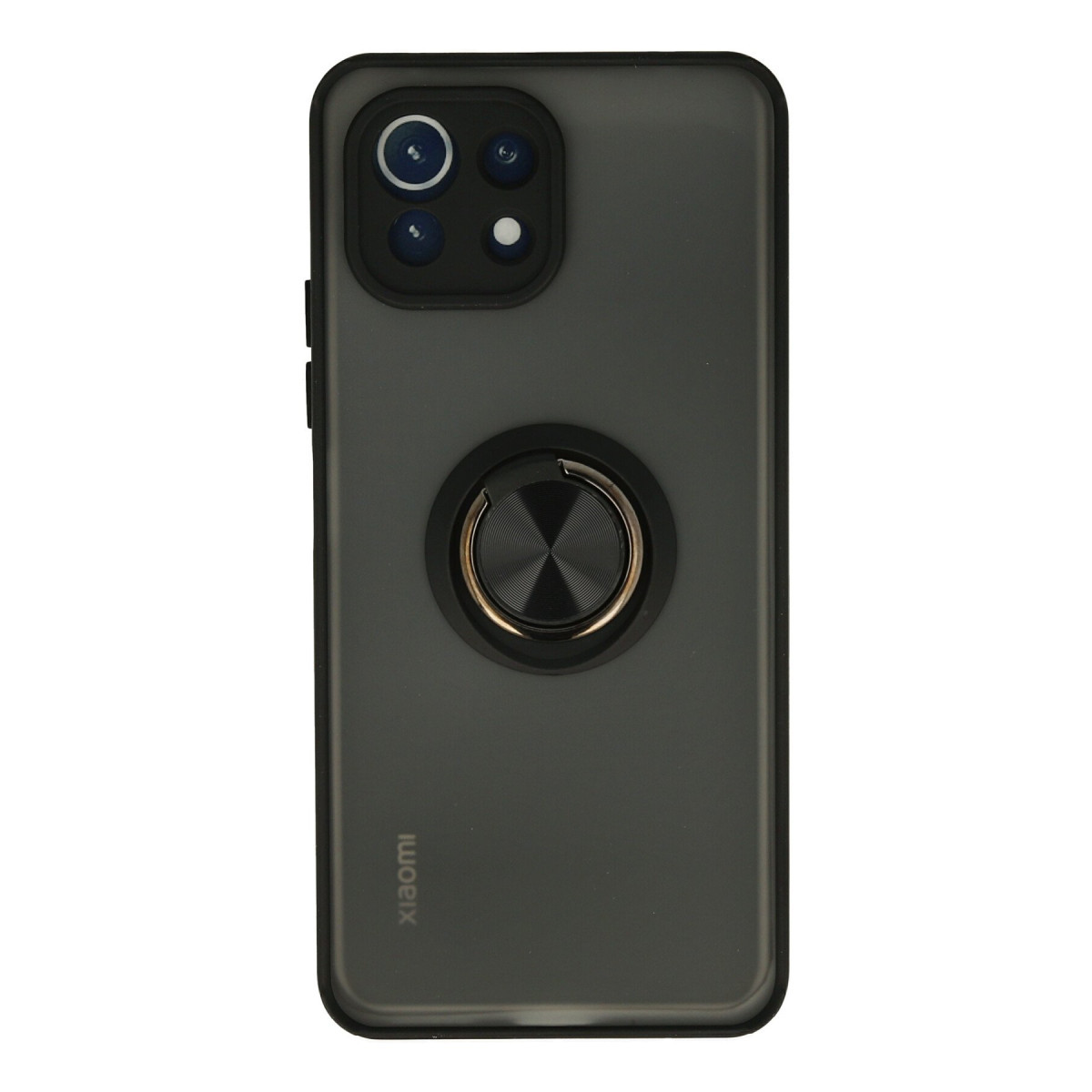 Newface Xiaomi Mİ 11 Lite Kılıf Montreal Yüzüklü Silikon Kapak - Siyah — görsel 7