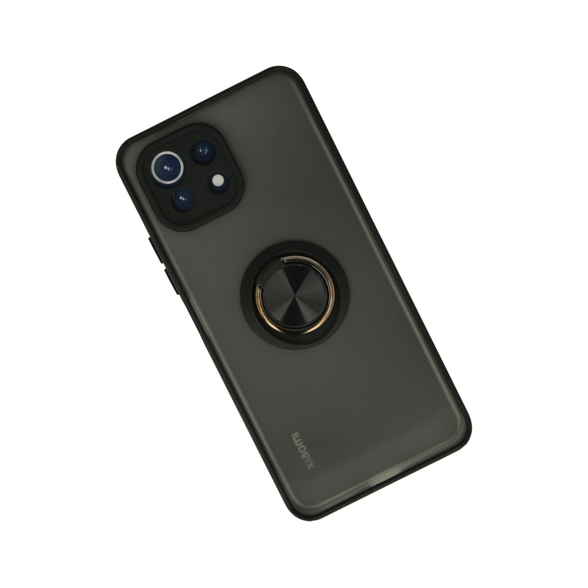 Newface Xiaomi Mİ 11 Lite Kılıf Montreal Yüzüklü Silikon Kapak - Siyah — görsel 8