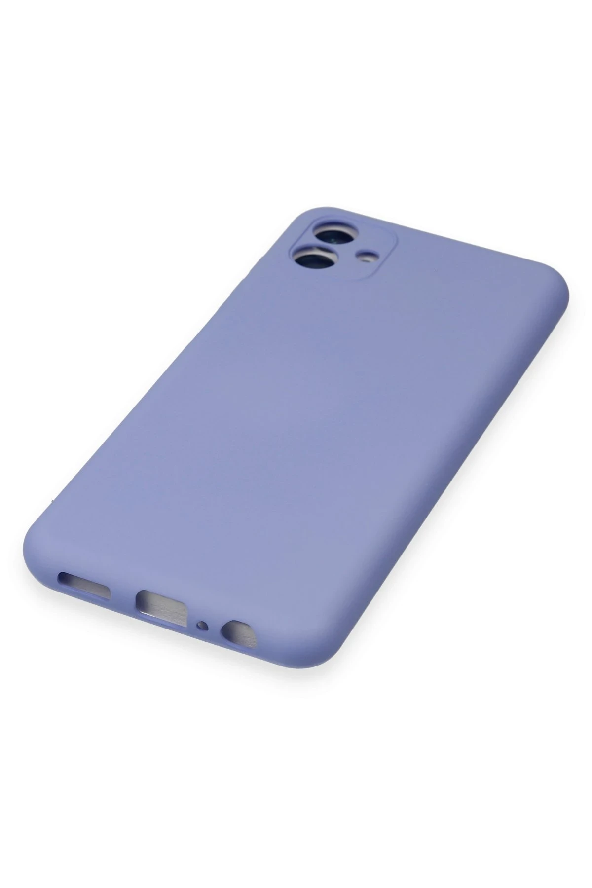 Newface Samsung Galaxy A04 Kılıf Nano içi Kadife Silikon - Lila