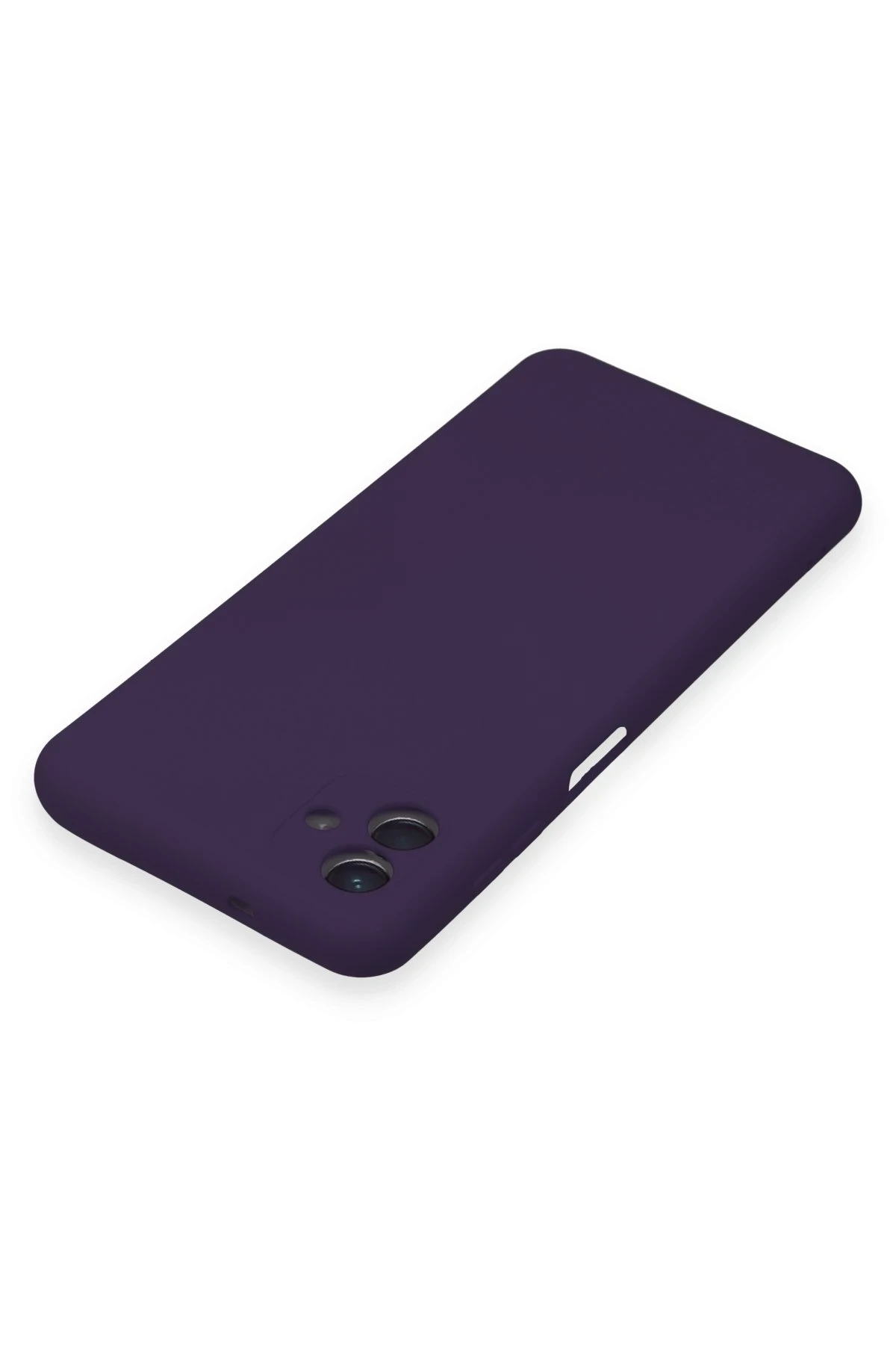Newface Samsung Galaxy A04 Kılıf Nano içi Kadife Silikon - Mor
