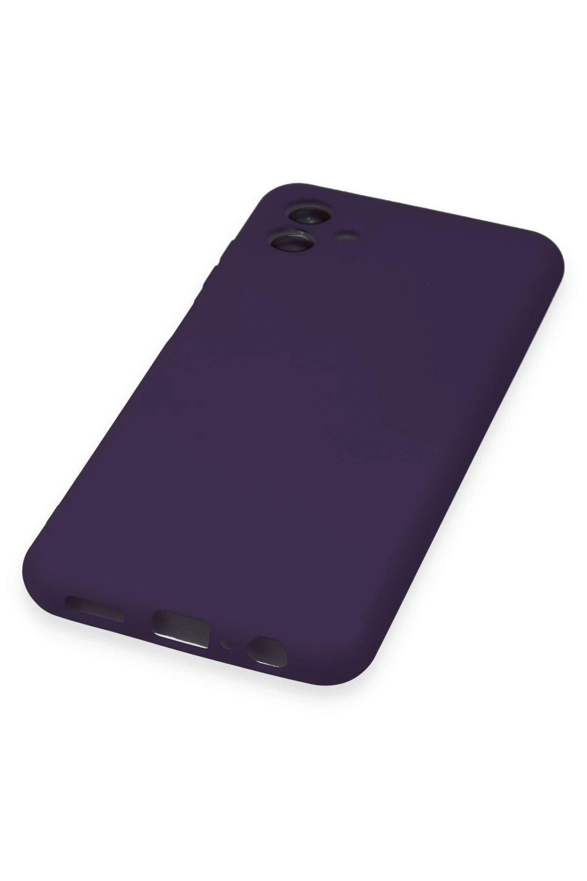 Newface Samsung Galaxy A04 Kılıf Nano içi Kadife Silikon - Mor