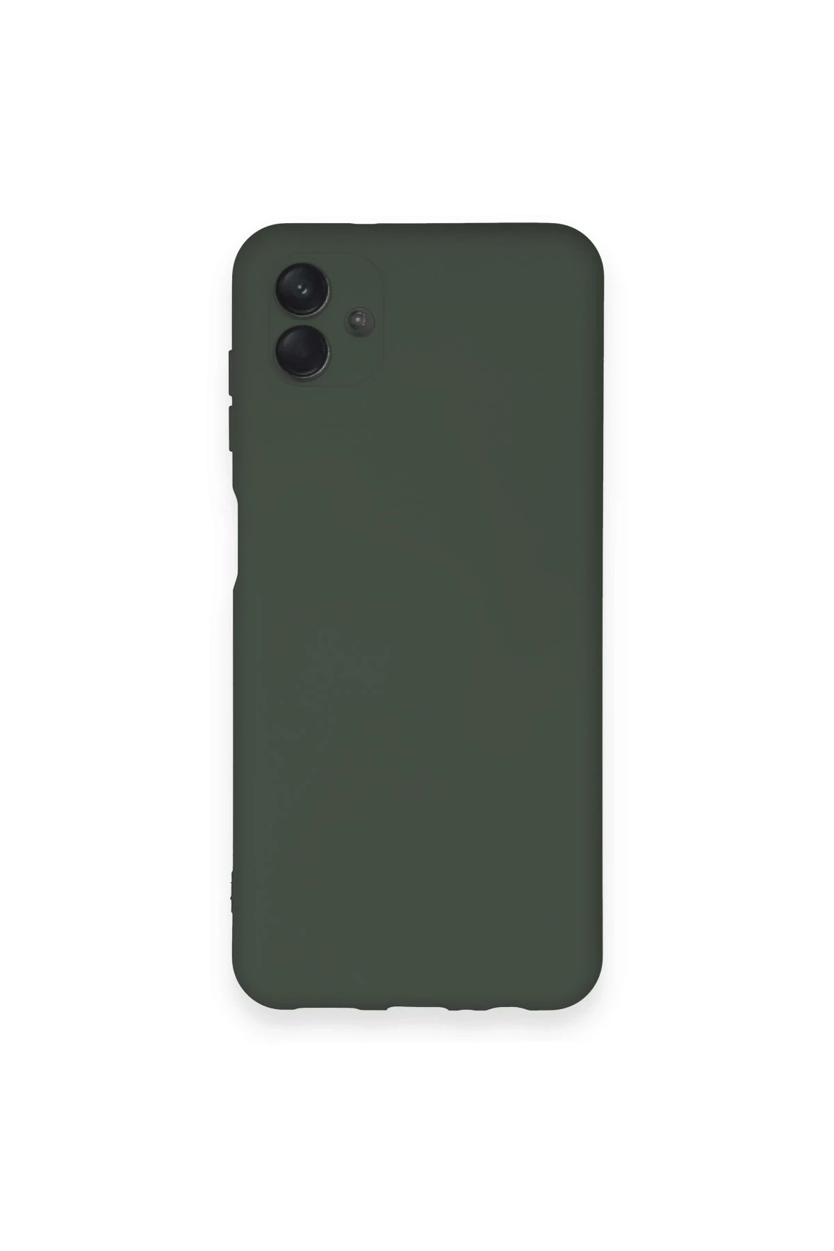 Newface Samsung Galaxy A04 Kılıf Nano içi Kadife Silikon - Koyu Yeşil