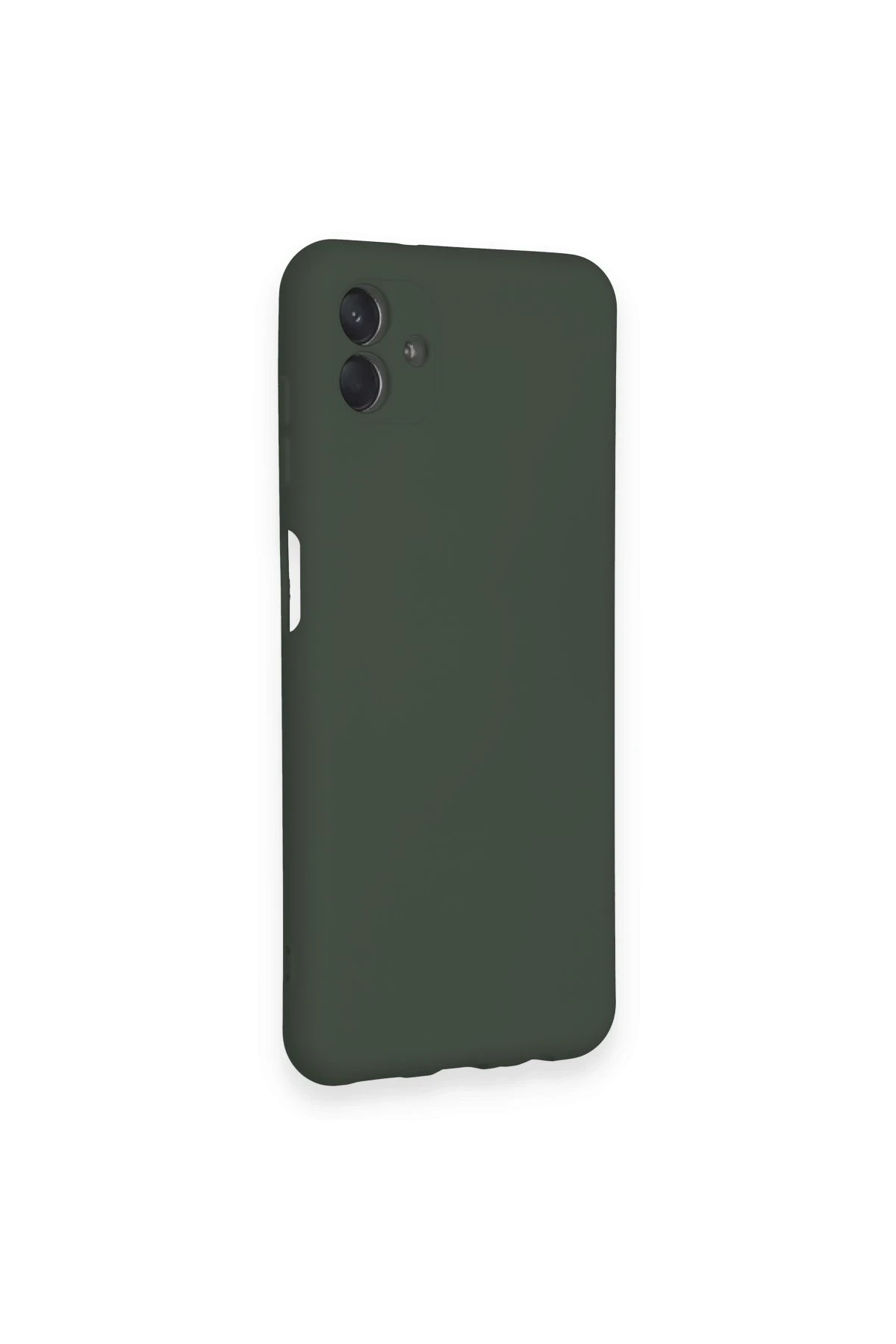 Newface Samsung Galaxy A04 Kılıf Nano içi Kadife Silikon - Koyu Yeşil