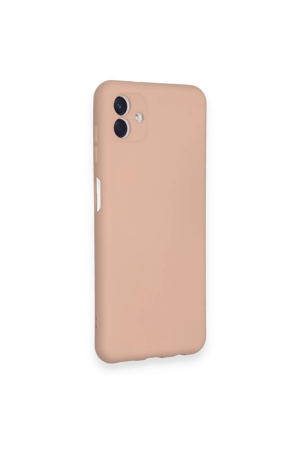 Newface Samsung Galaxy A04 Kılıf Nano içi Kadife Silikon - Pudra