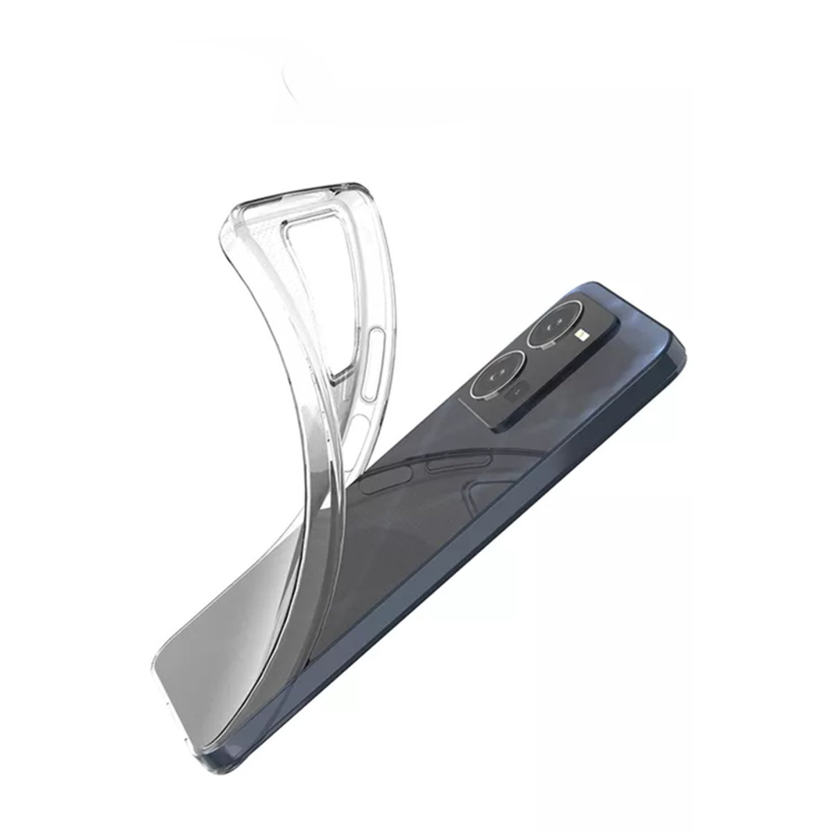 Newface Vivo Y35 Kılıf Lüx Şeffaf Silikon — görsel 6