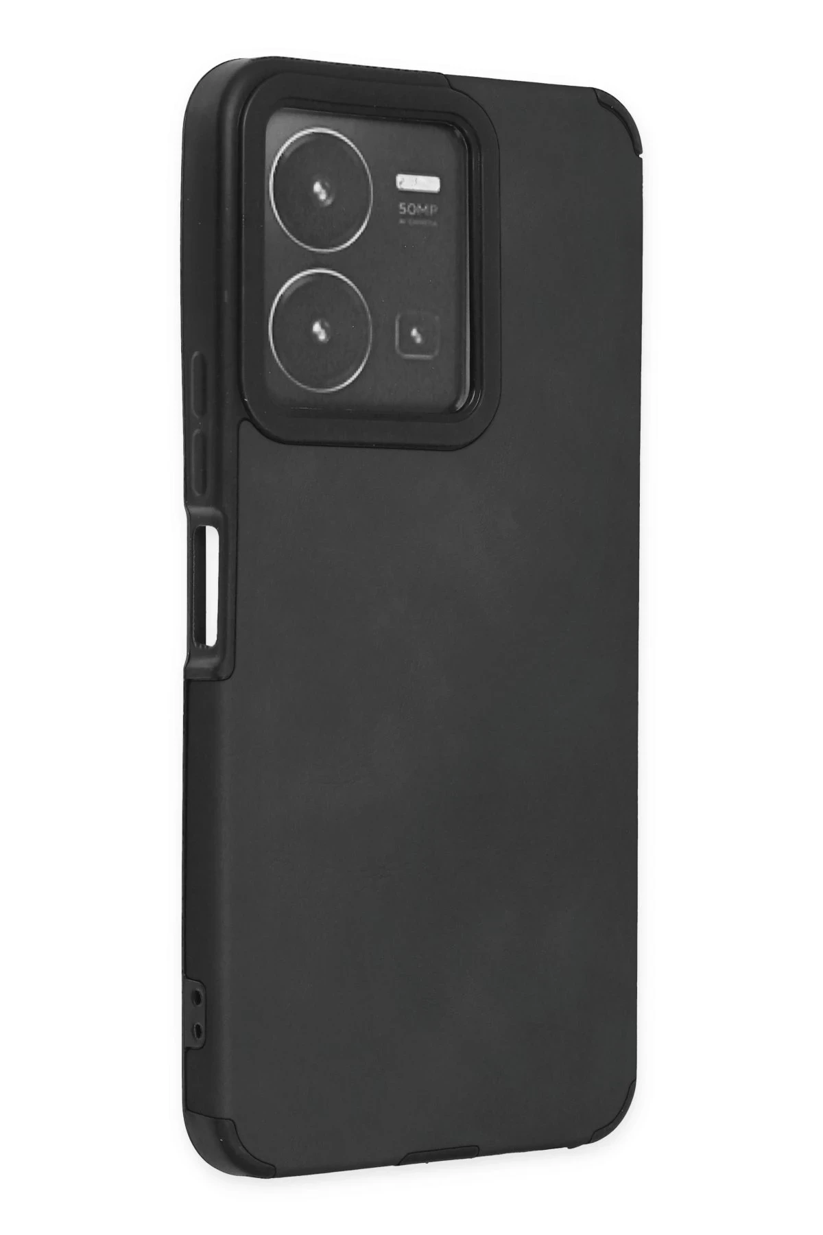 Newface Vivo Y35 Kılıf Loop Deri Silikon - Siyah — görsel 2