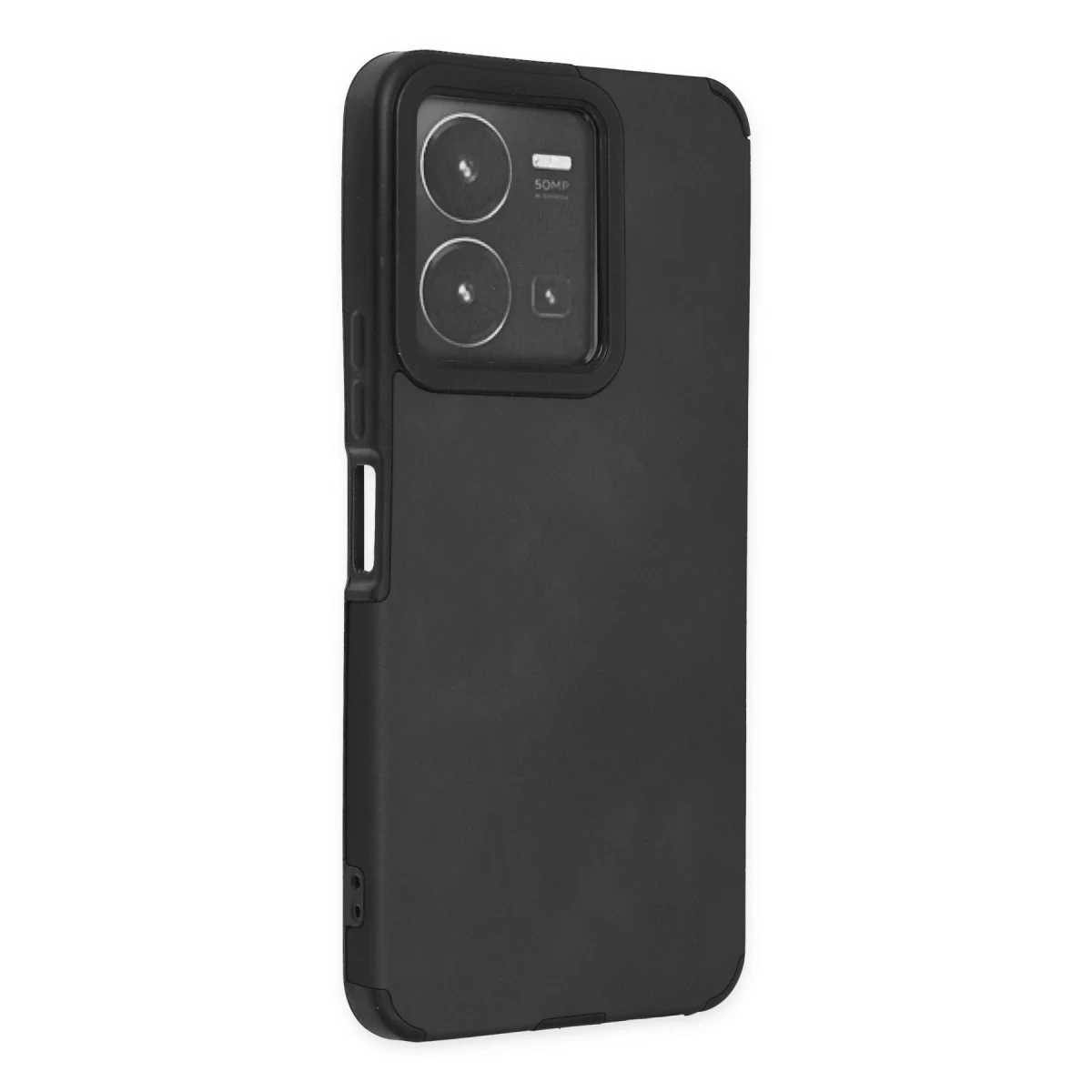 Newface Vivo Y35 Kılıf Loop Deri Silikon - Siyah — görsel 7