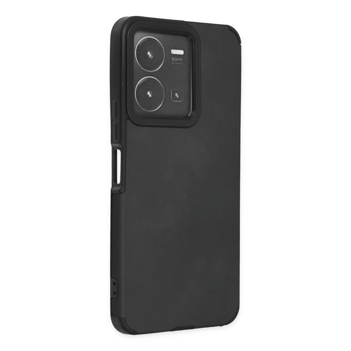Newface Vivo Y35 Kılıf Loop Deri Silikon - Siyah — görsel 12