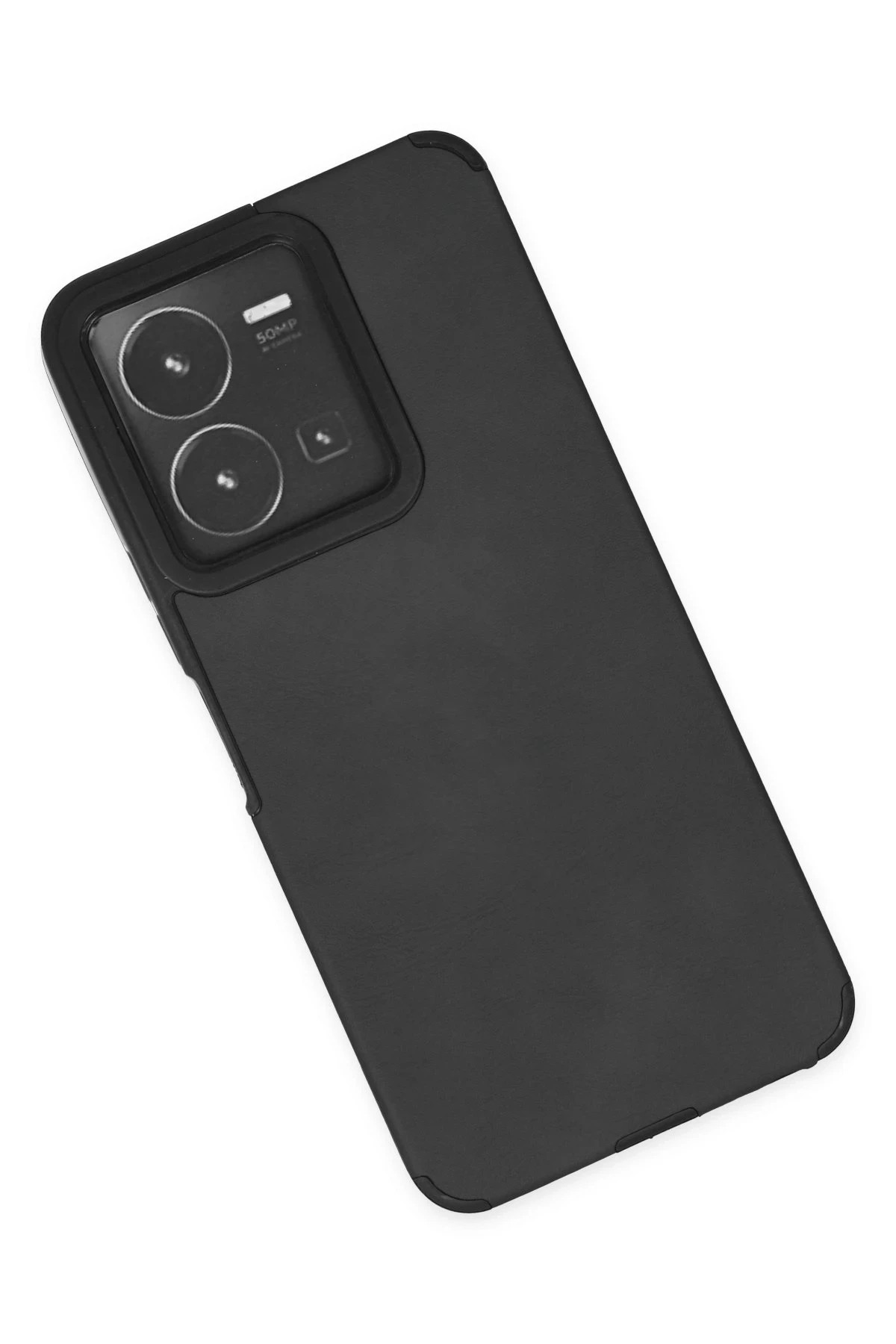 Newface Vivo Y35 Kılıf Loop Deri Silikon - Siyah — görsel 3