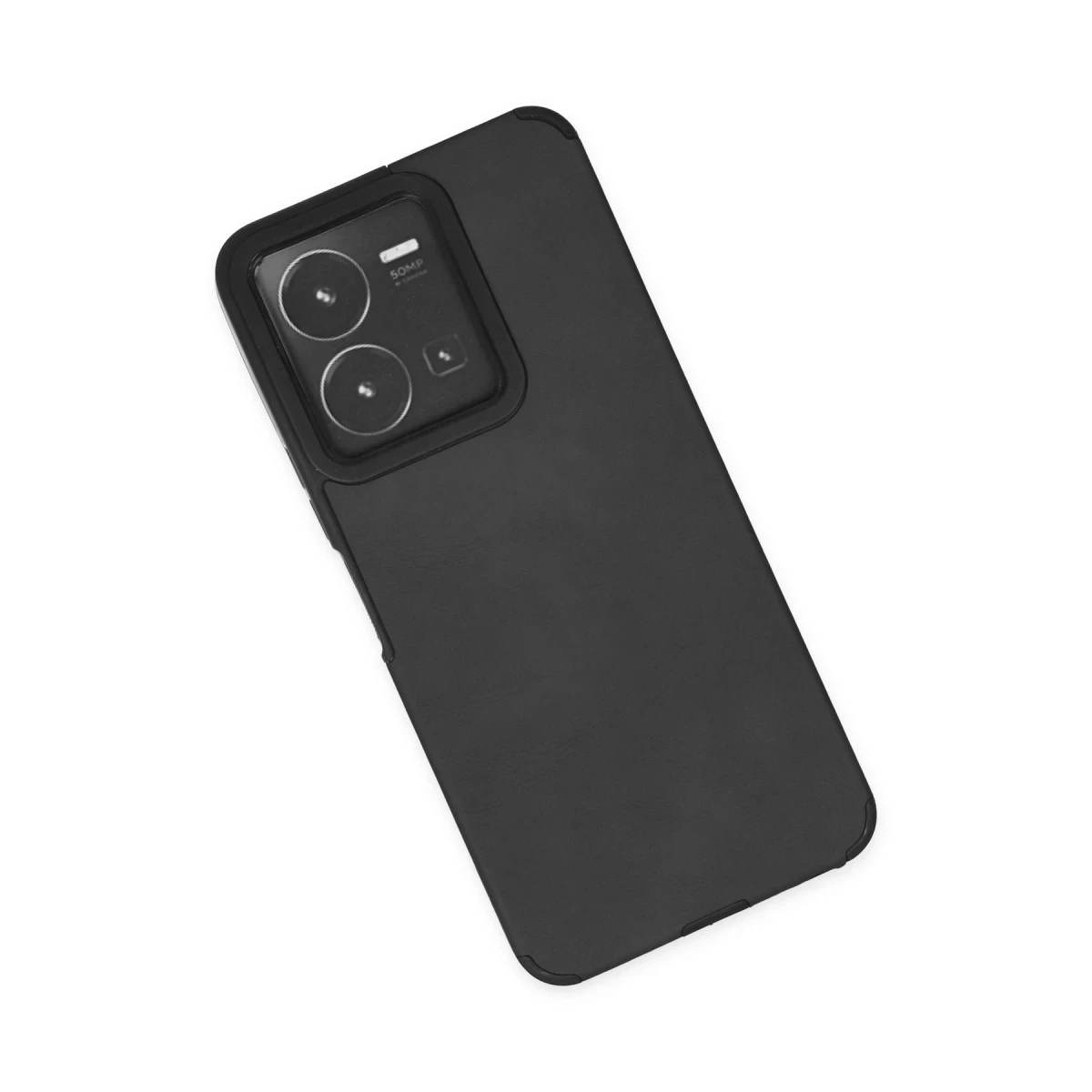 Newface Vivo Y35 Kılıf Loop Deri Silikon - Siyah — görsel 8