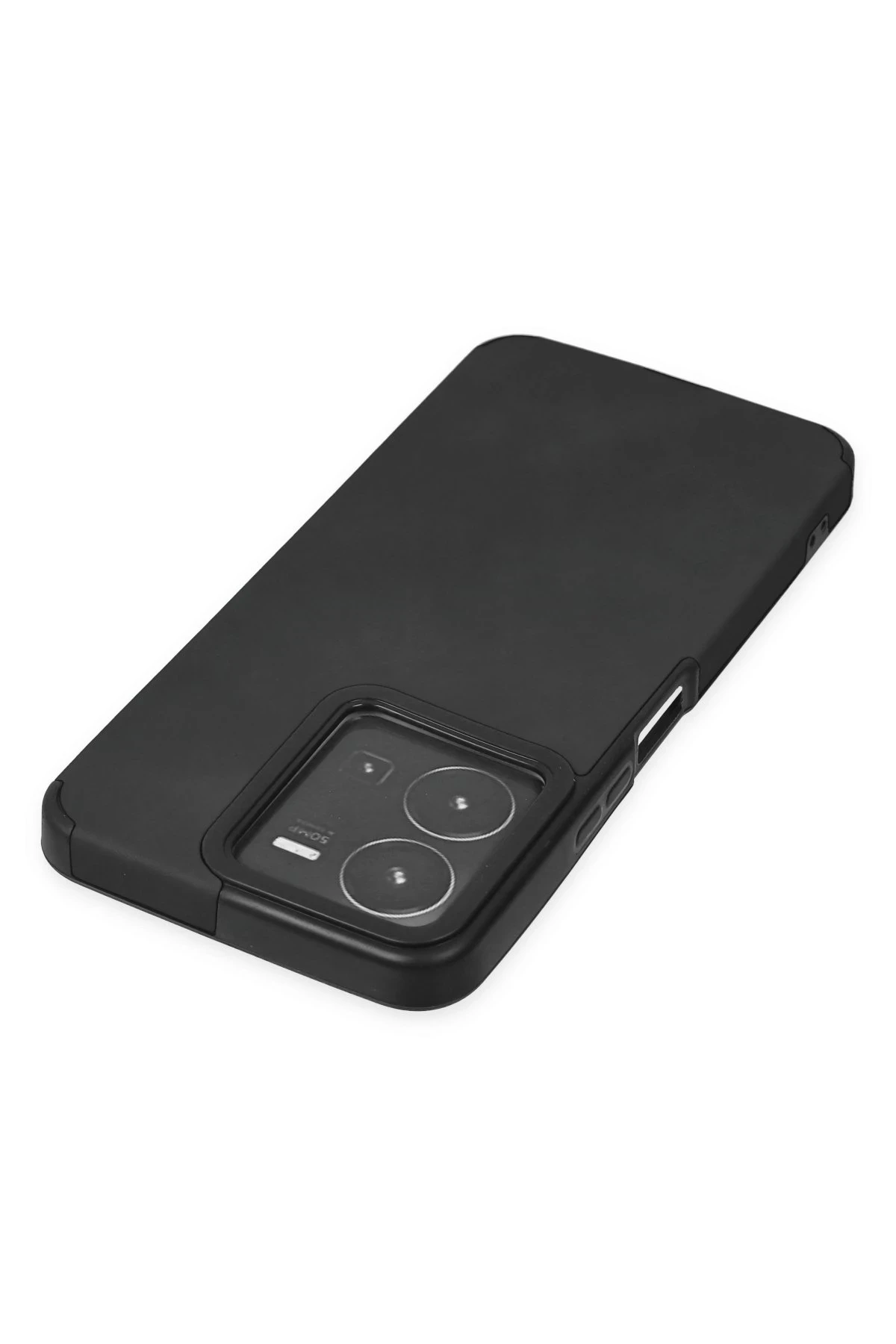 Newface Vivo Y35 Kılıf Loop Deri Silikon - Siyah — görsel 4