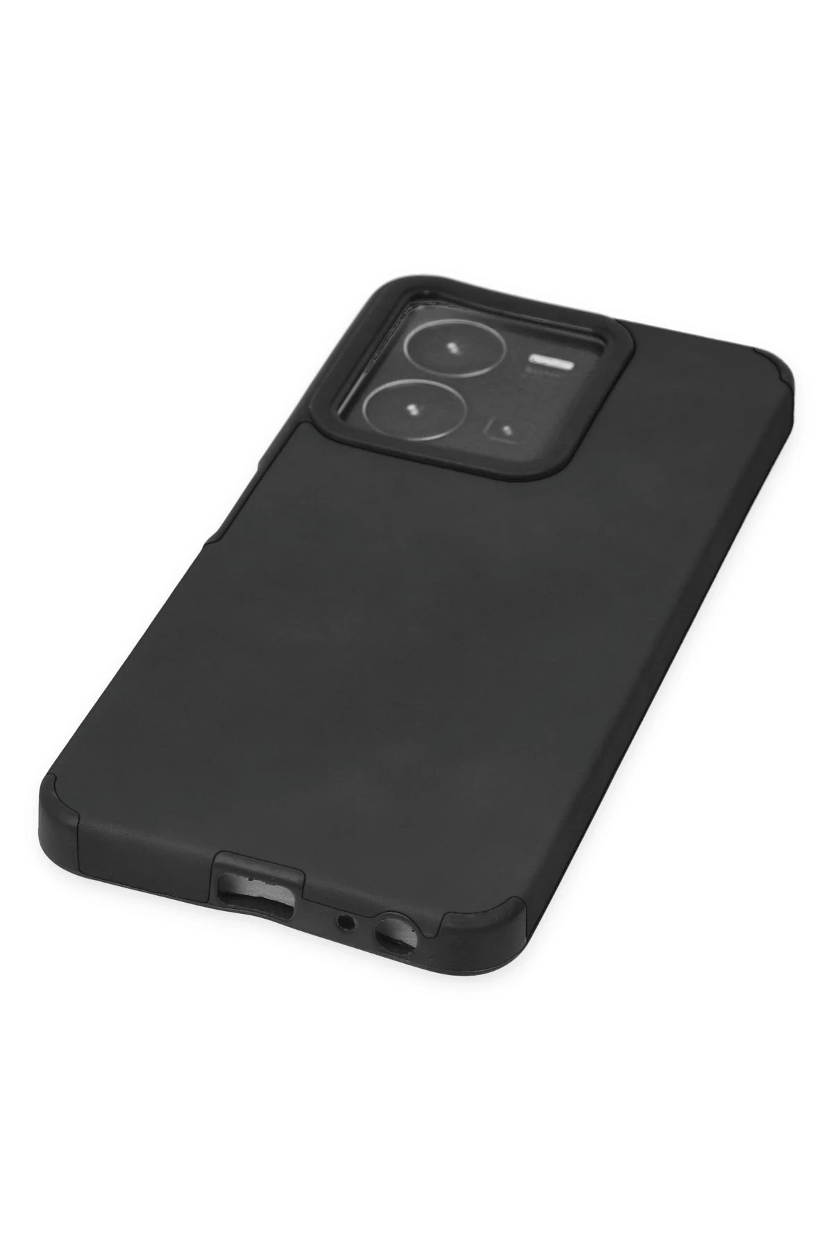 Newface Vivo Y35 Kılıf Loop Deri Silikon - Siyah — görsel 5