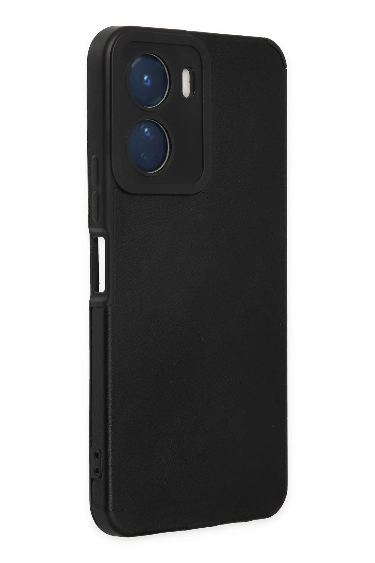 Newface Vivo Y16 Kılıf Loop Deri Silikon - Siyah — görsel 2