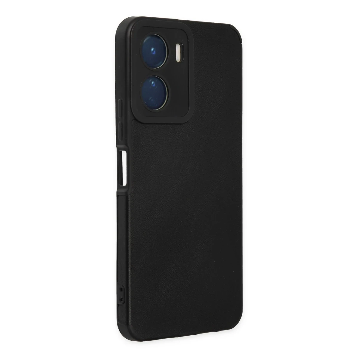 Newface Vivo Y16 Kılıf Loop Deri Silikon - Siyah — görsel 7