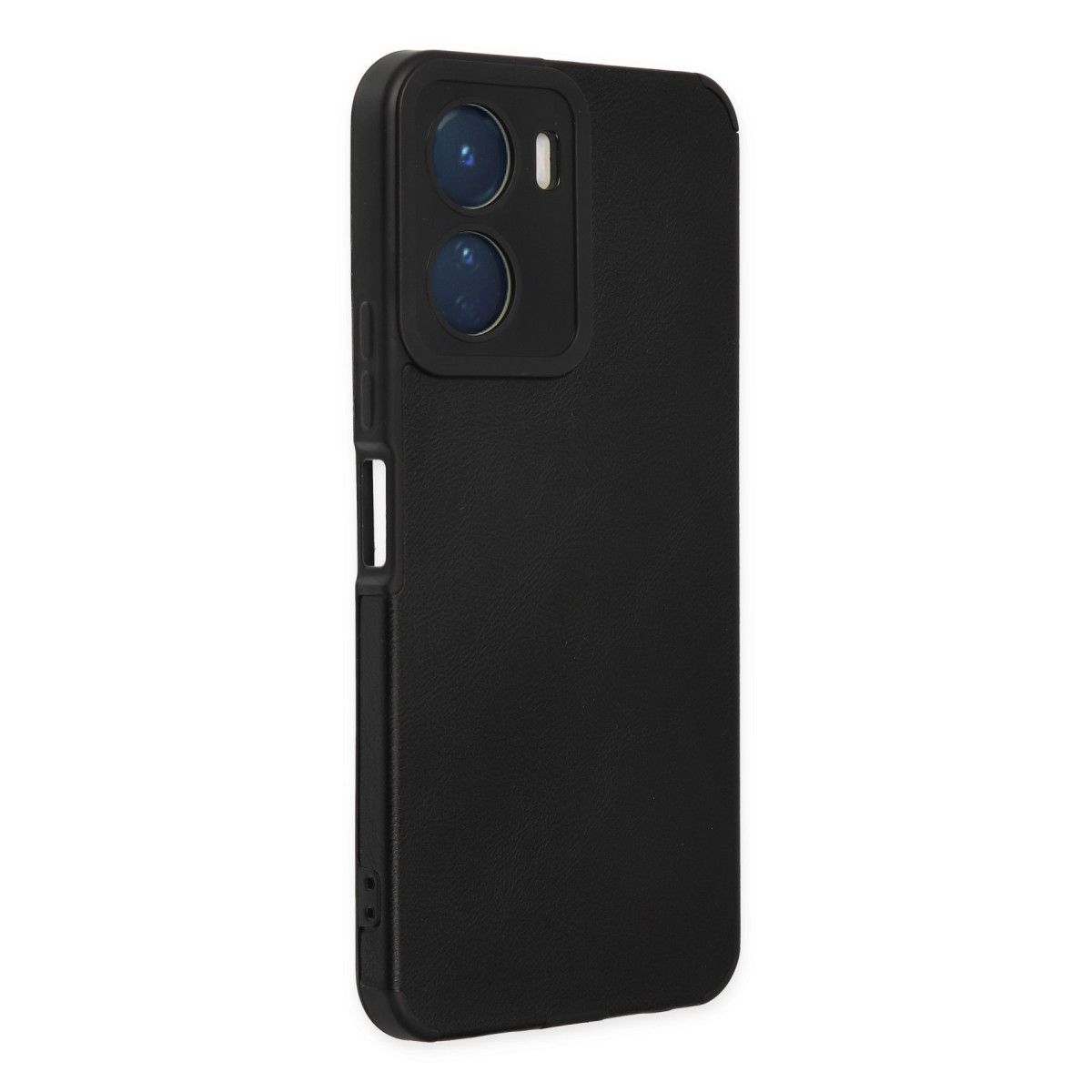 Newface Vivo Y16 Kılıf Loop Deri Silikon - Siyah — görsel 12