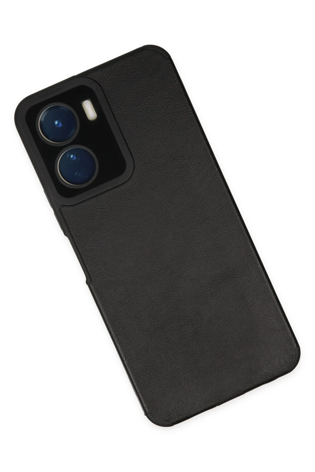 Newface Vivo Y16 Kılıf Loop Deri Silikon - Siyah — görsel 3