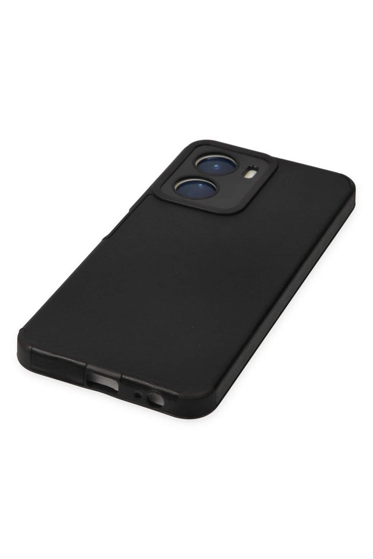 Newface Vivo Y16 Kılıf Loop Deri Silikon - Siyah — görsel 5