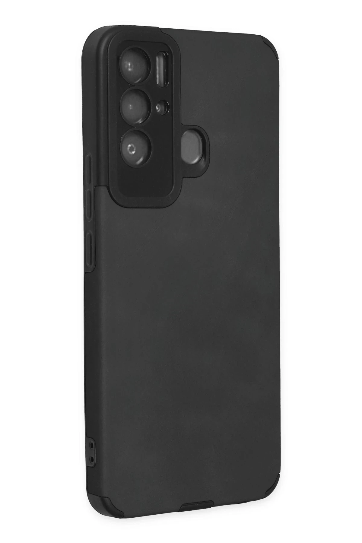 Newface Tecno Pova Neo Kılıf Loop Deri Silikon - Siyah — görsel 2