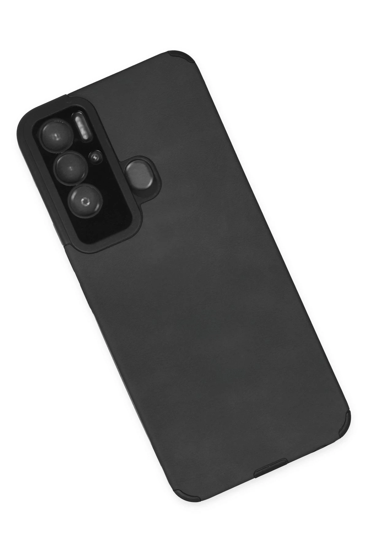 Newface Tecno Pova Neo Kılıf Loop Deri Silikon - Siyah — görsel 3