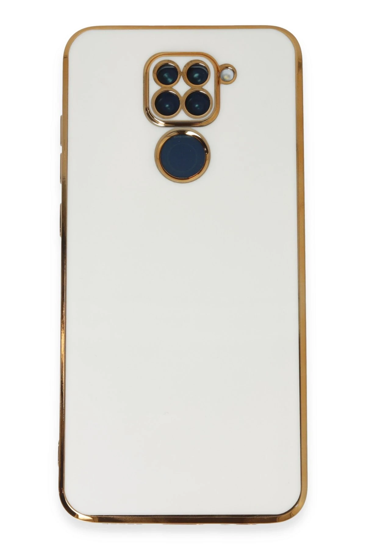 Newface Xiaomi Redmi Note 9 Kılıf Volet Silikon - Beyaz