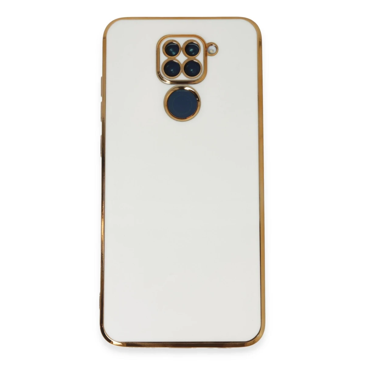 Newface Xiaomi Redmi Note 9 Kılıf Volet Silikon - Beyaz