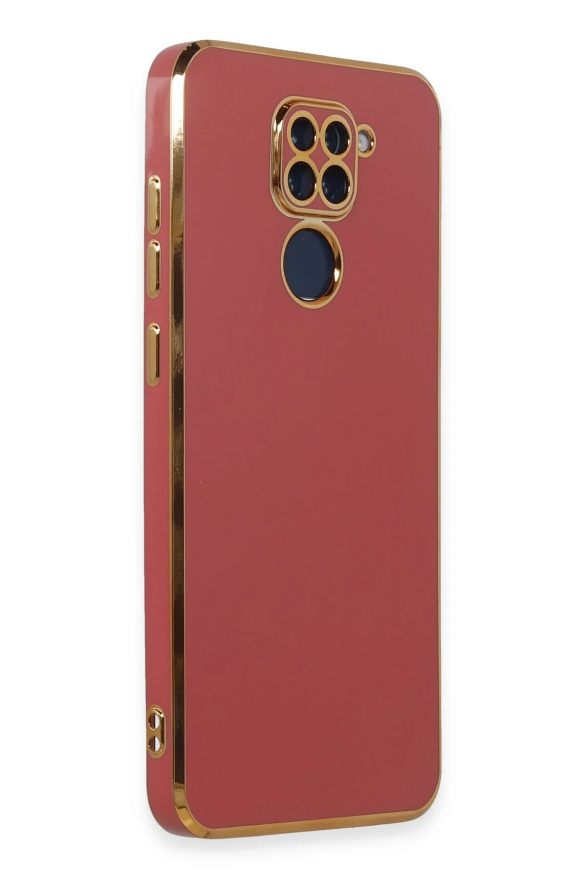 Newface Xiaomi Redmi Note 9 Kılıf Volet Silikon - Kırmızı