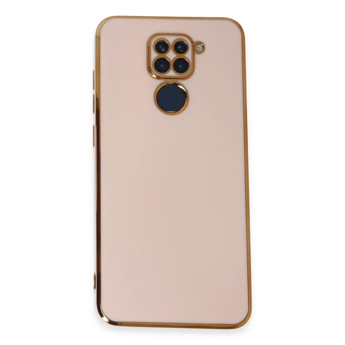 Newface Xiaomi Redmi Note 9 Kılıf Volet Silikon - Pembe