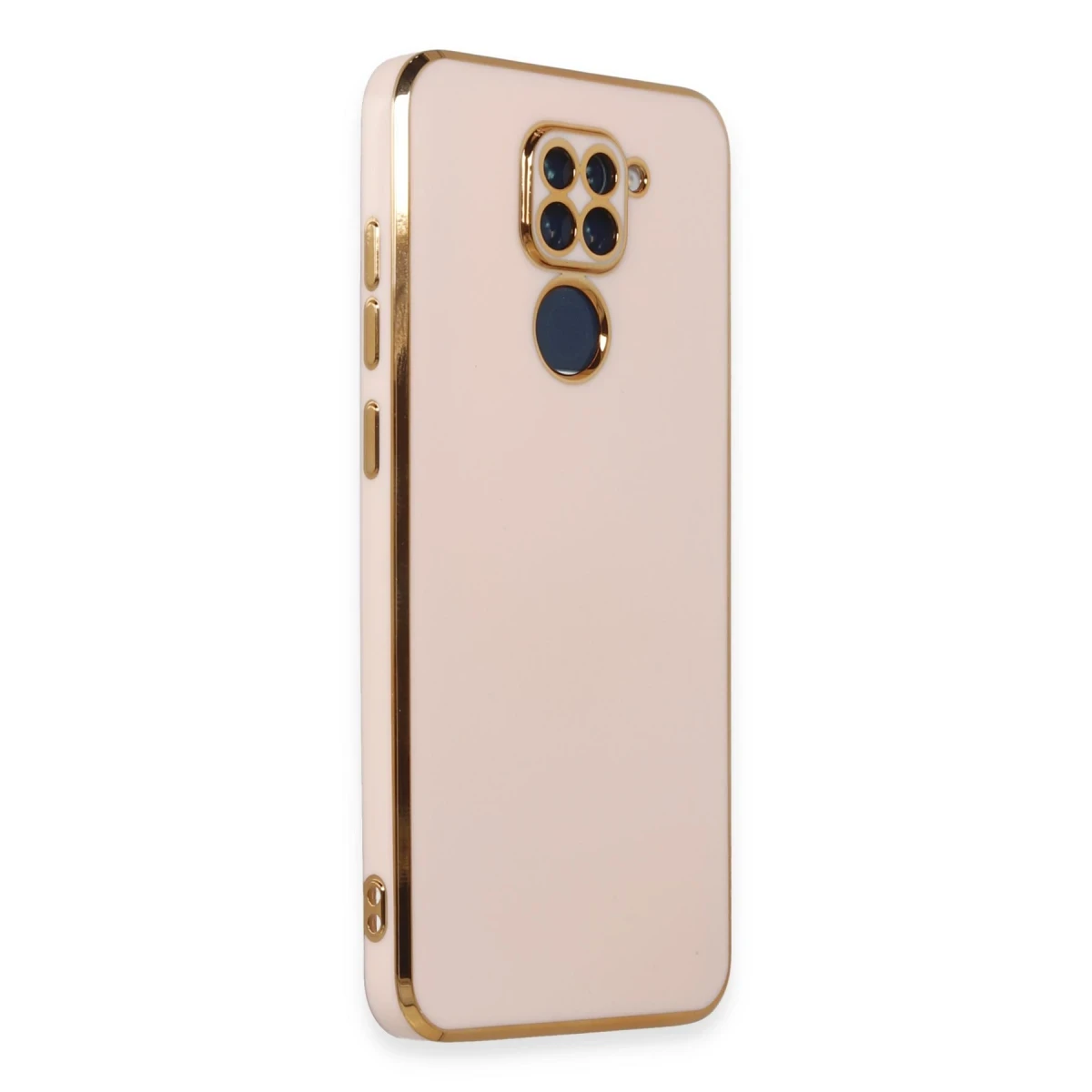 Newface Xiaomi Redmi Note 9 Kılıf Volet Silikon - Pembe