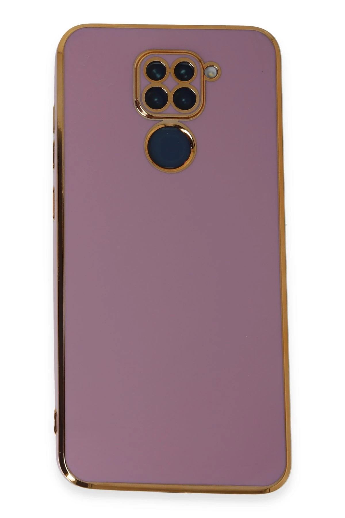 Newface Xiaomi Redmi Note 9 Kılıf Volet Silikon - Mor