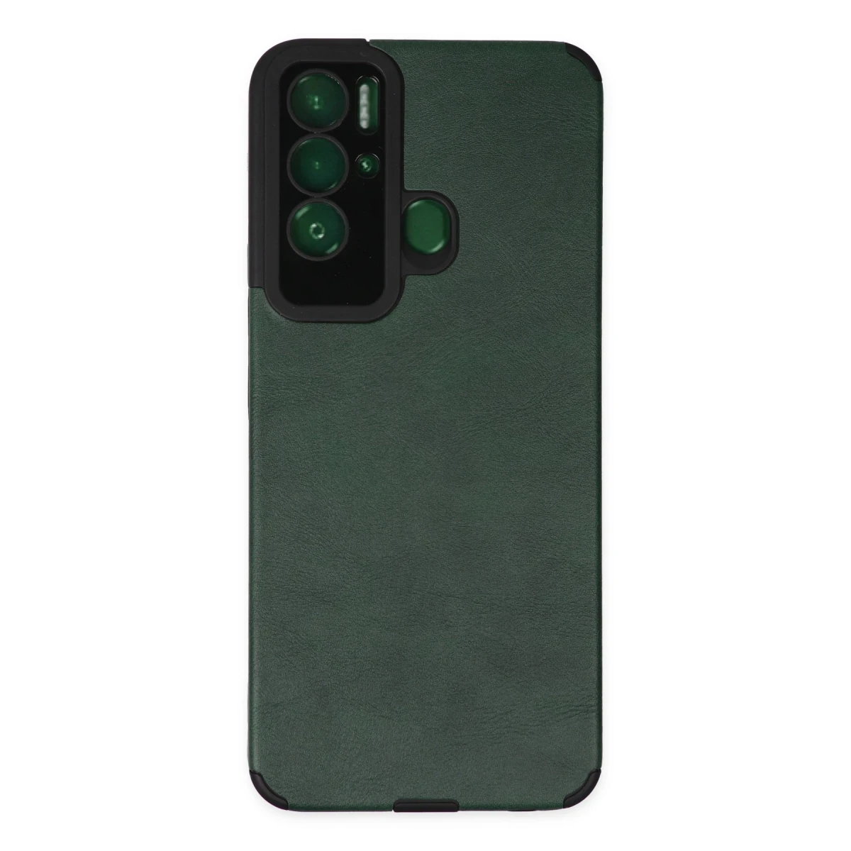 Newface Tecno Pova Neo Kılıf Loop Deri Silikon - Yeşil