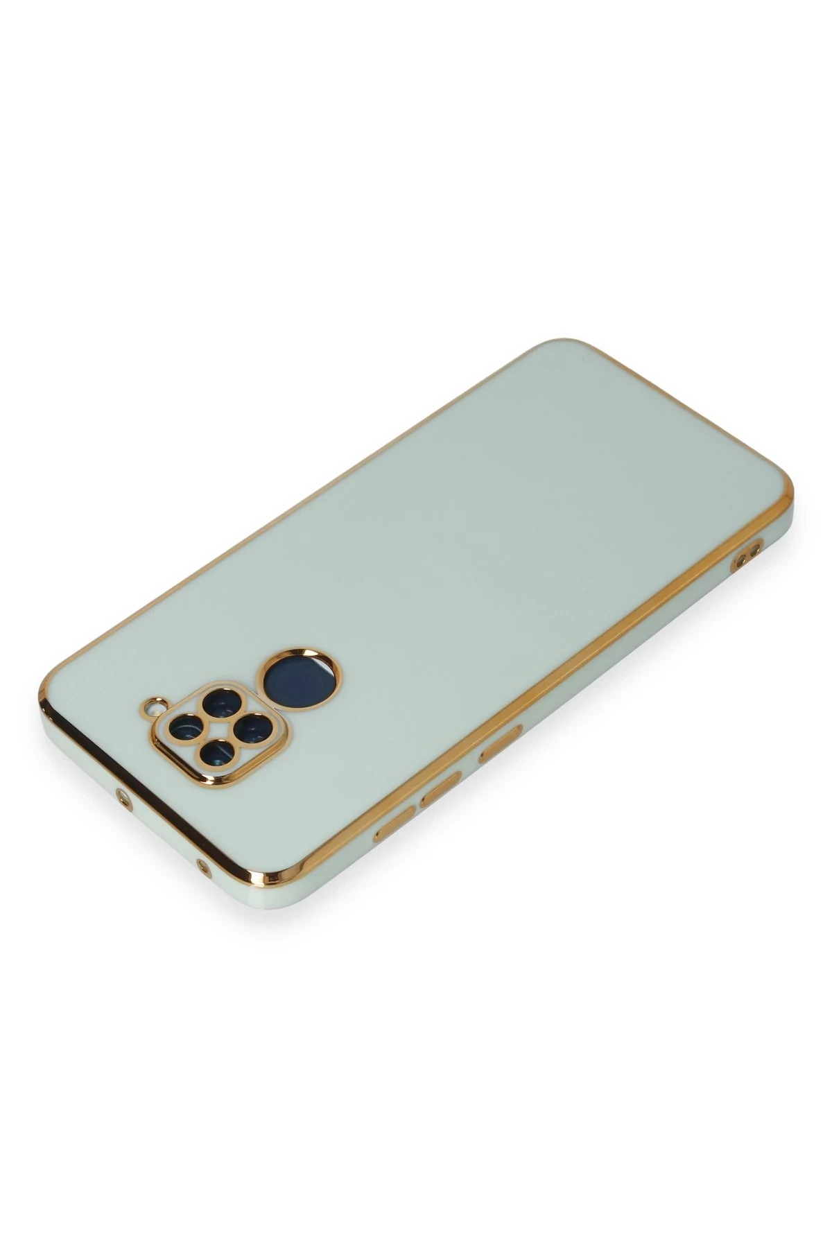 Newface Xiaomi Redmi Note 9 Kılıf Volet Silikon - Açık Yeşil