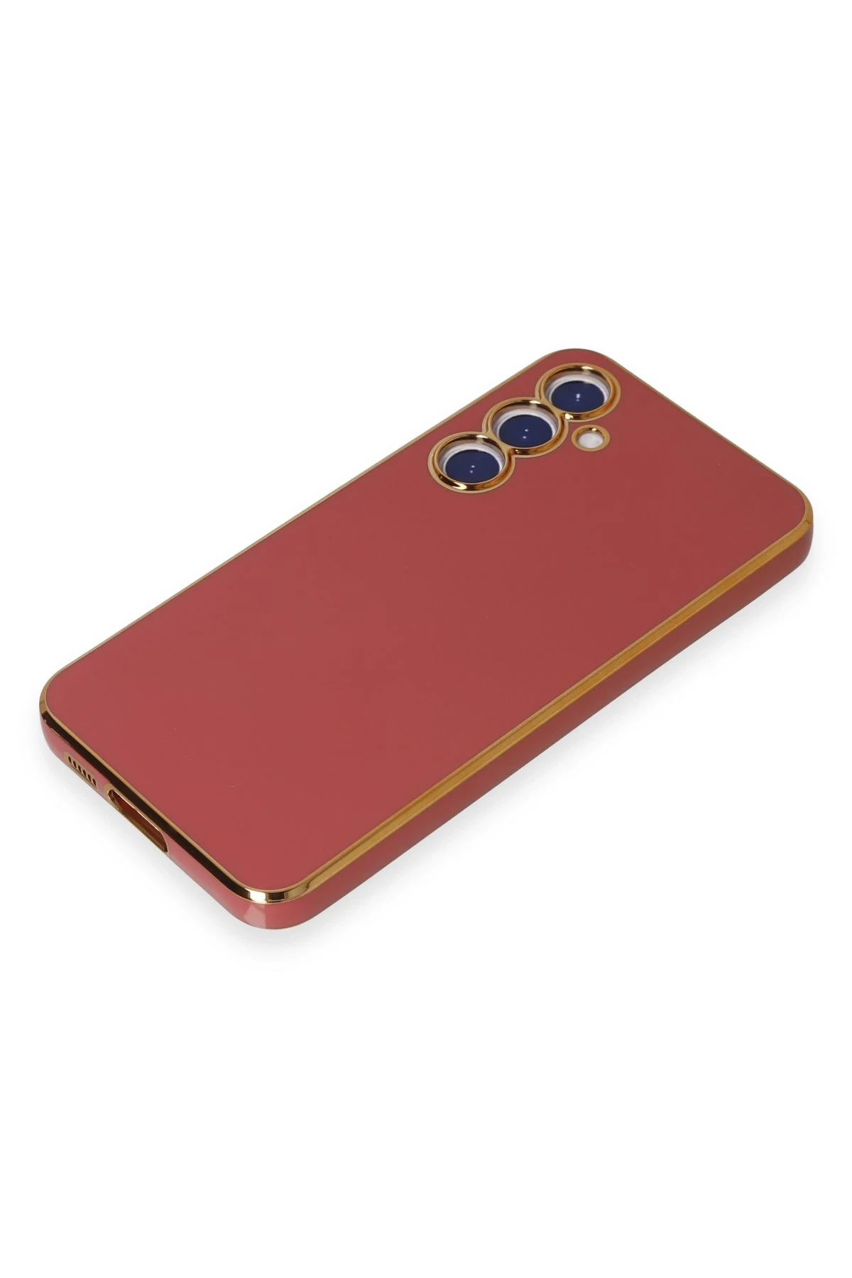 Newface Samsung Galaxy S23 FE Kılıf Volet Silikon - Kırmızı