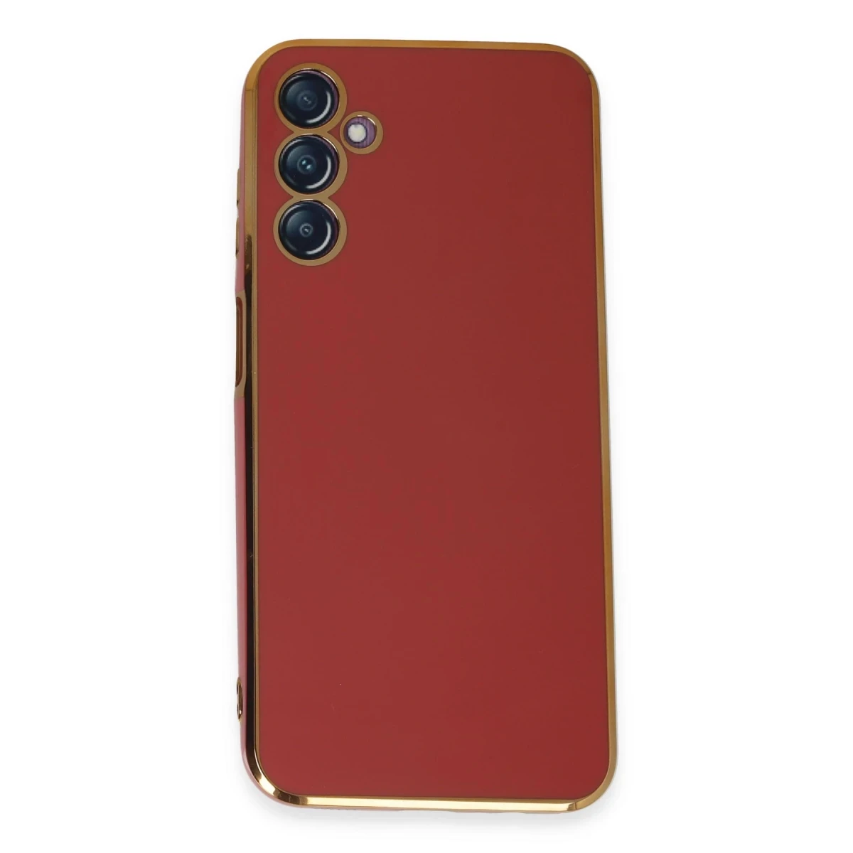 Newface Samsung Galaxy M14 5G Kılıf Volet Silikon - Kırmızı