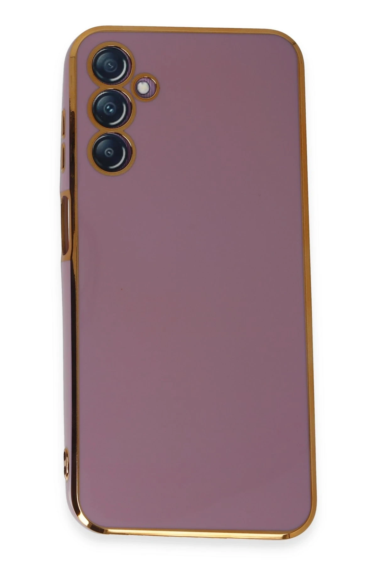 Newface Samsung Galaxy M14 5G Kılıf Volet Silikon - Mor