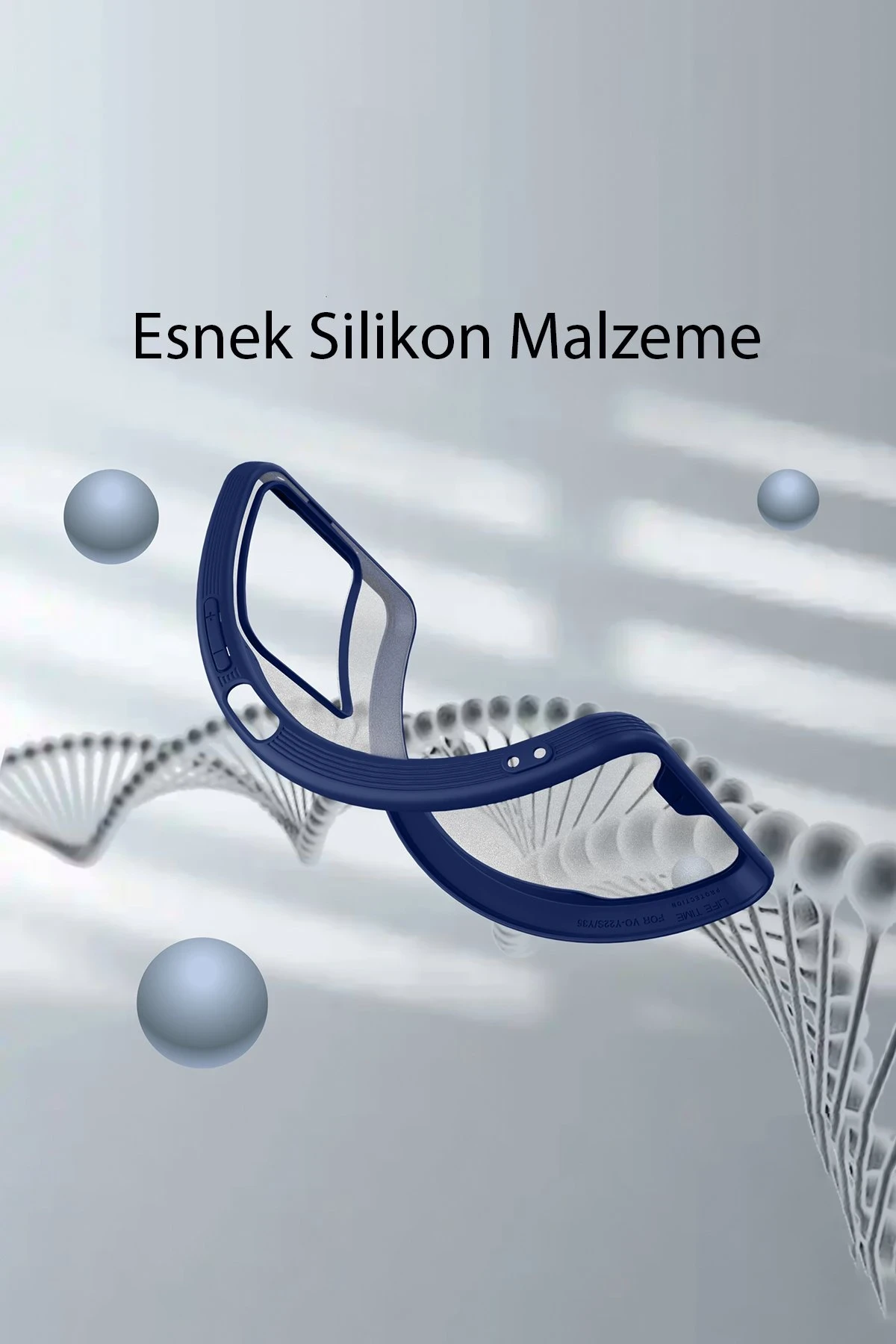 Newface Vivo Y35 Kılıf Platin Silikon - Siyah — görsel 2