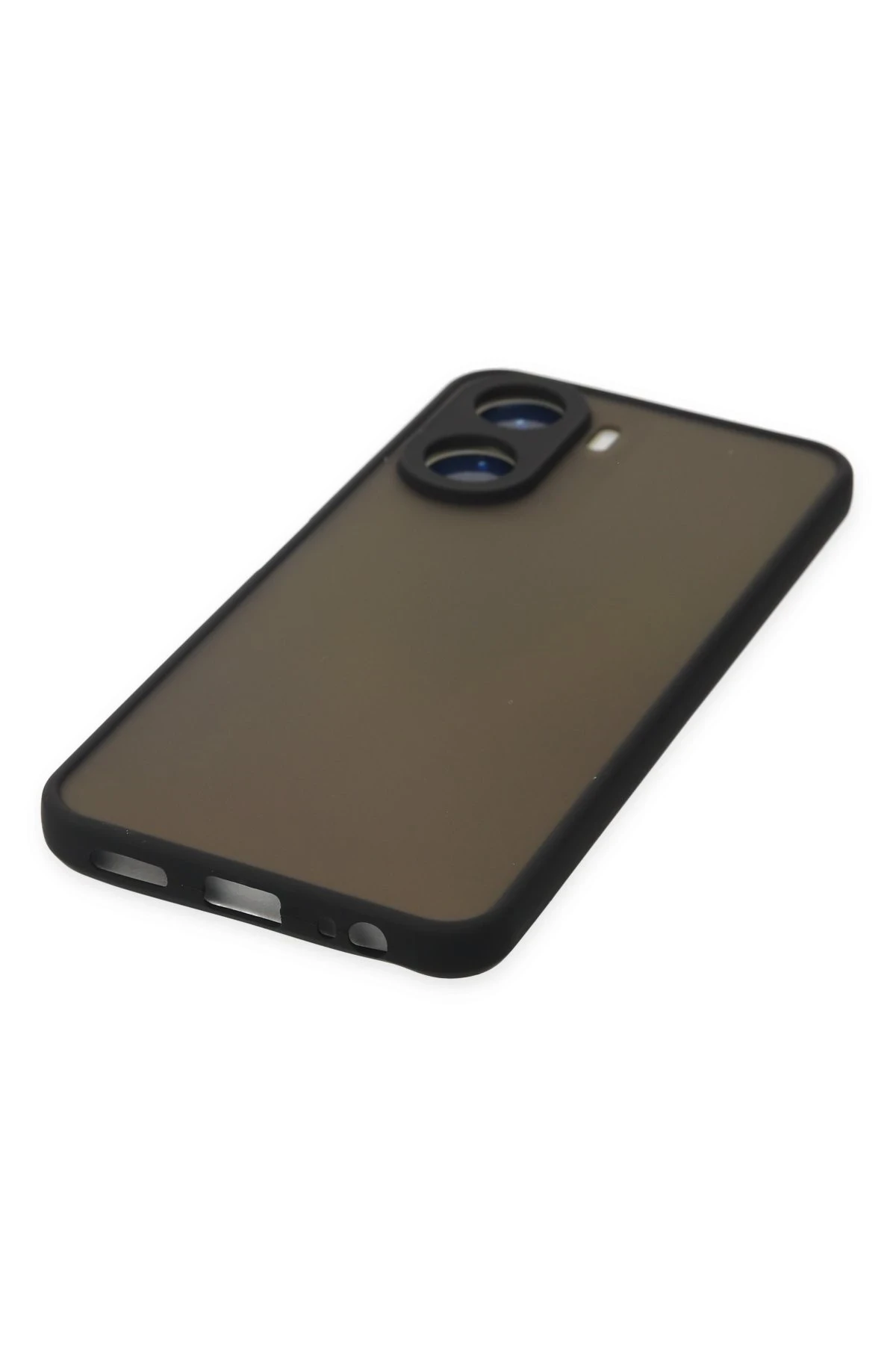 Newface Vivo Y16 Kılıf Montreal Silikon Kapak - Siyah