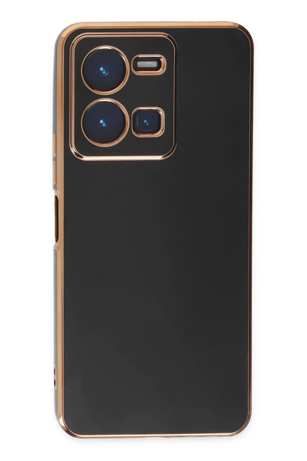 Newface Vivo Y35 Kılıf Volet Silikon - Siyah — görsel 2