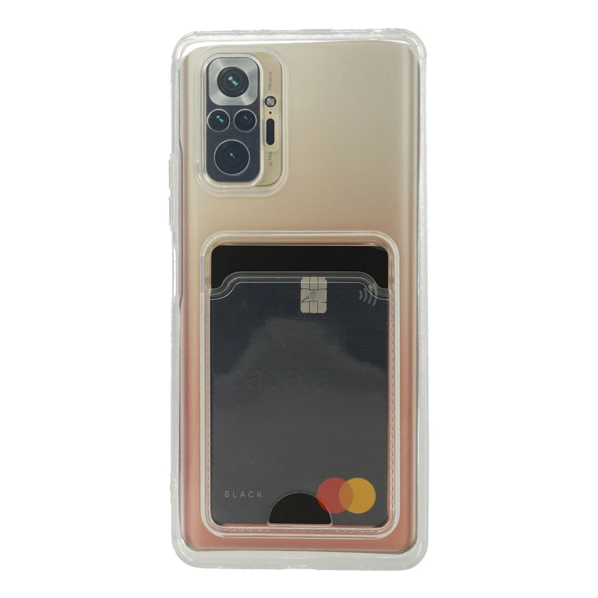 Newface Xiaomi Redmi Note 10 Pro Kılıf Kart Şeffaf Silikon - Şeffaf — görsel 4