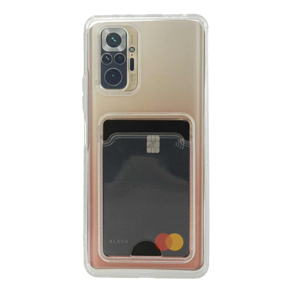 Newface Xiaomi Redmi Note 10 Pro Kılıf Kart Şeffaf Silikon - Şeffaf — görsel 7