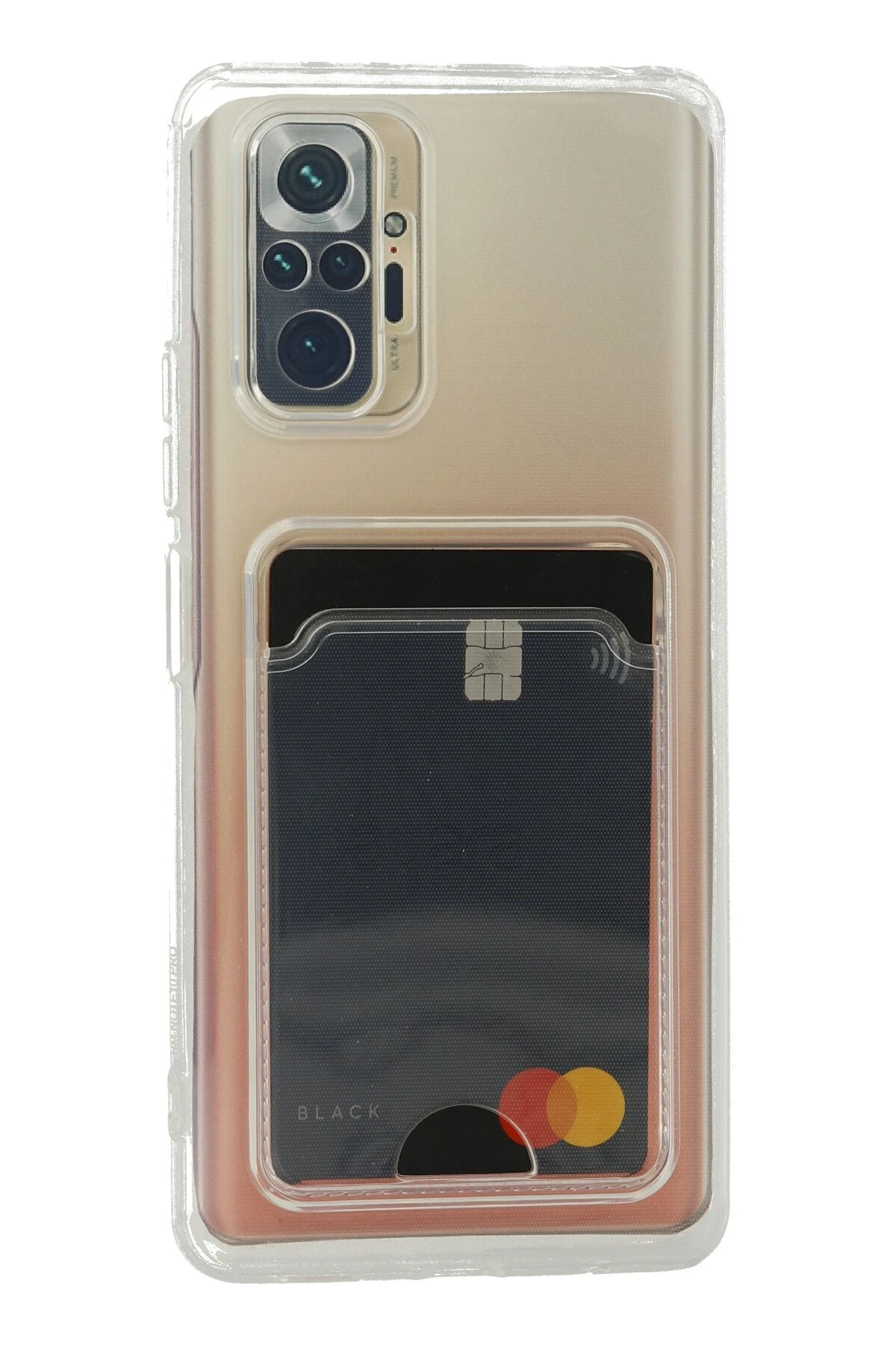 Newface Xiaomi Redmi Note 10 Pro Kılıf Kart Şeffaf Silikon - Şeffaf — görsel 2