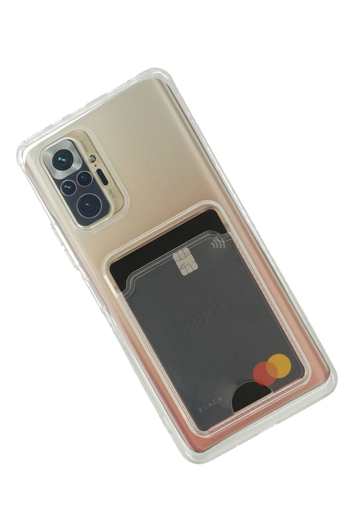 Newface Xiaomi Redmi Note 10 Pro Kılıf Kart Şeffaf Silikon - Şeffaf — görsel 3