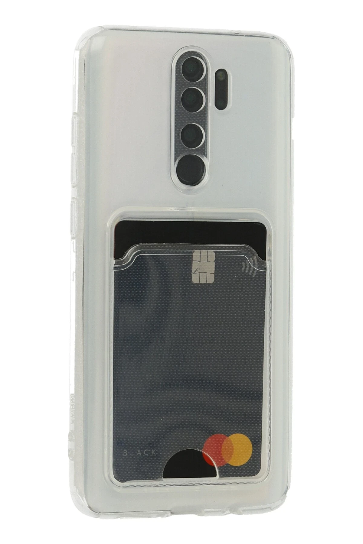 Newface Xiaomi Redmi Note 8 Pro Kılıf Kart Şeffaf Silikon - Şeffaf — görsel 2