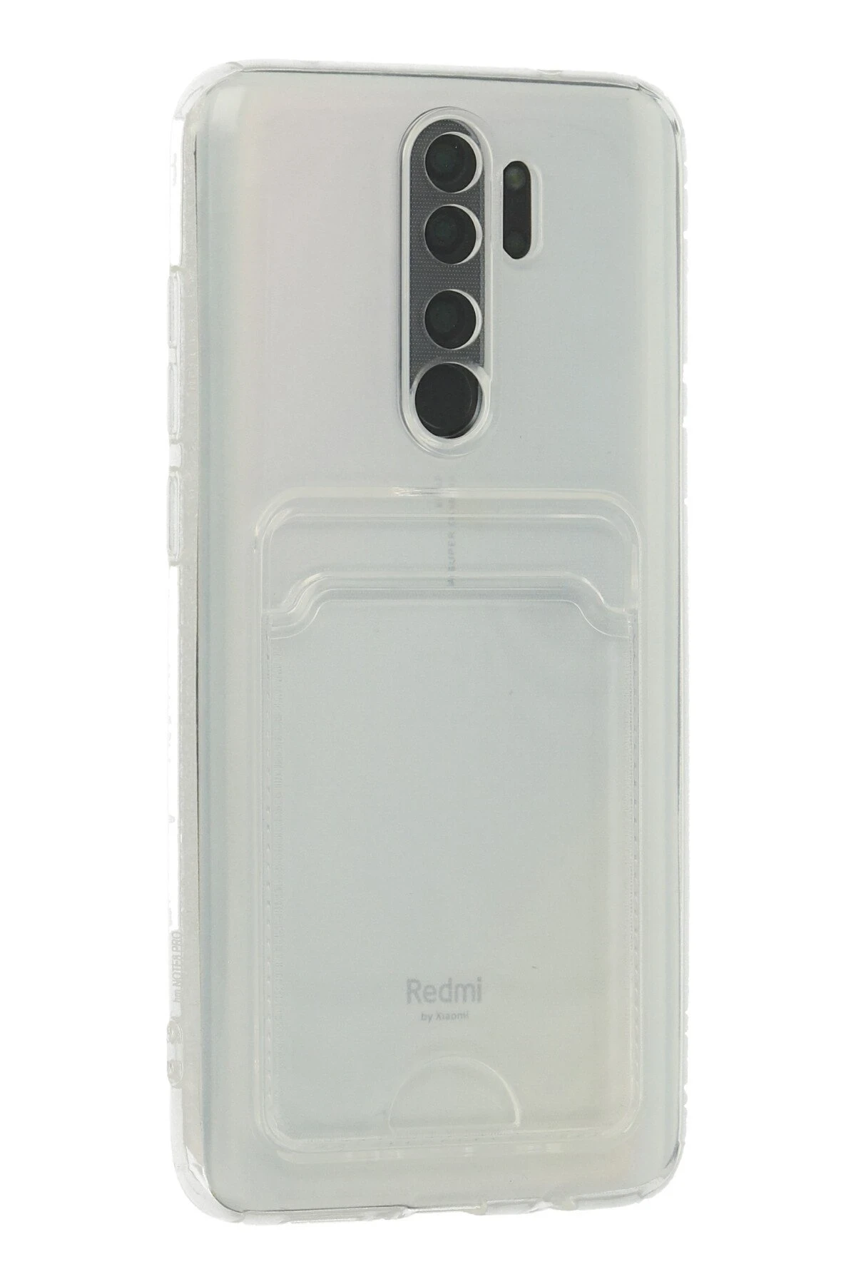 Newface Xiaomi Redmi Note 8 Pro Kılıf Kart Şeffaf Silikon - Şeffaf — görsel 5