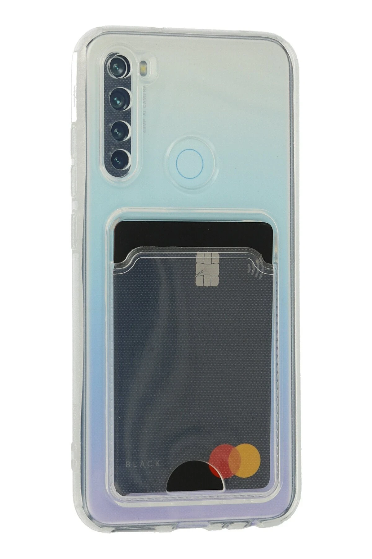 Newface Xiaomi Redmi Note 8 Kılıf Kart Şeffaf Silikon - Şeffaf — görsel 2